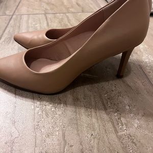 Nude kitten heels